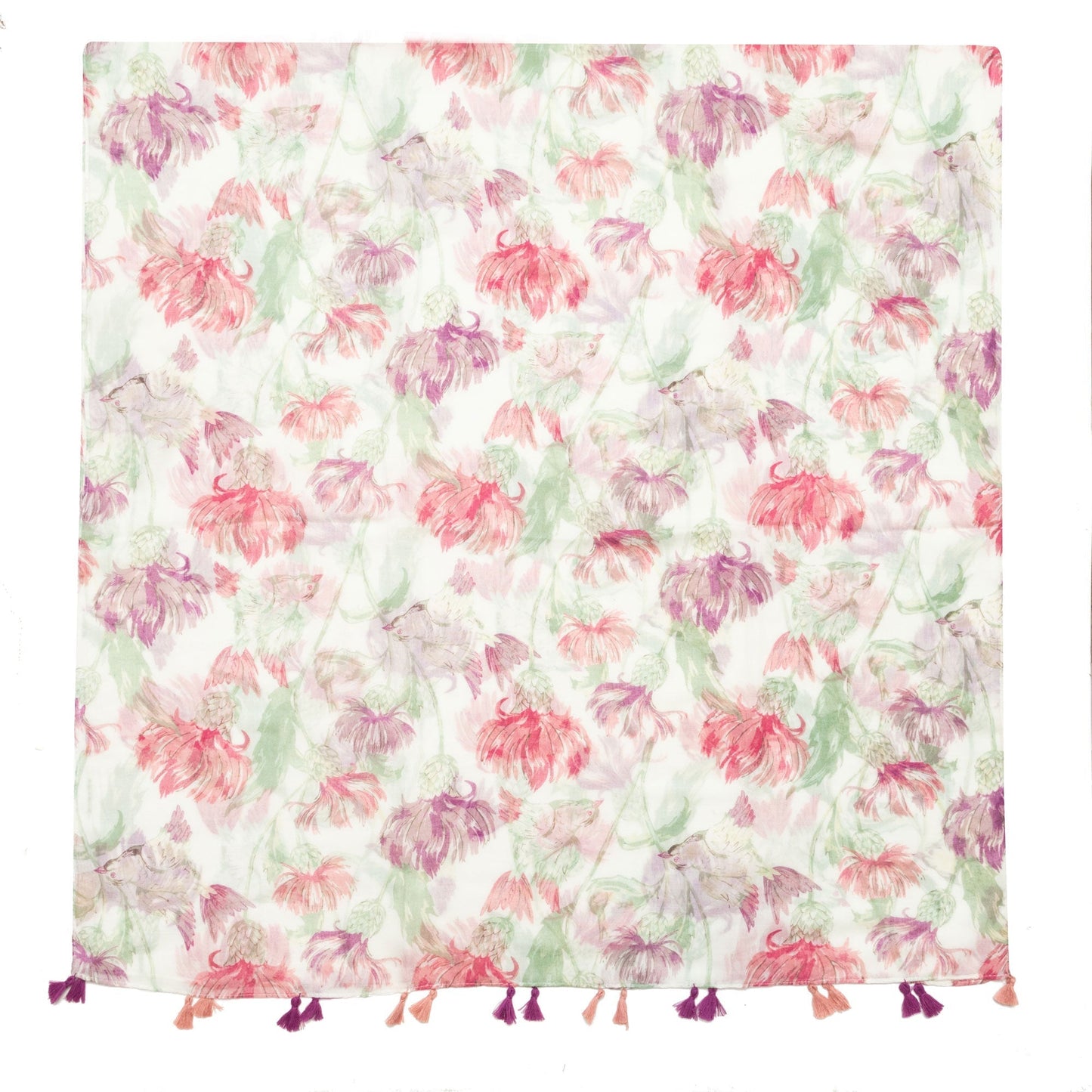 Vacay Mode - Light Weight Women's Woven Tropical Printed Scarf