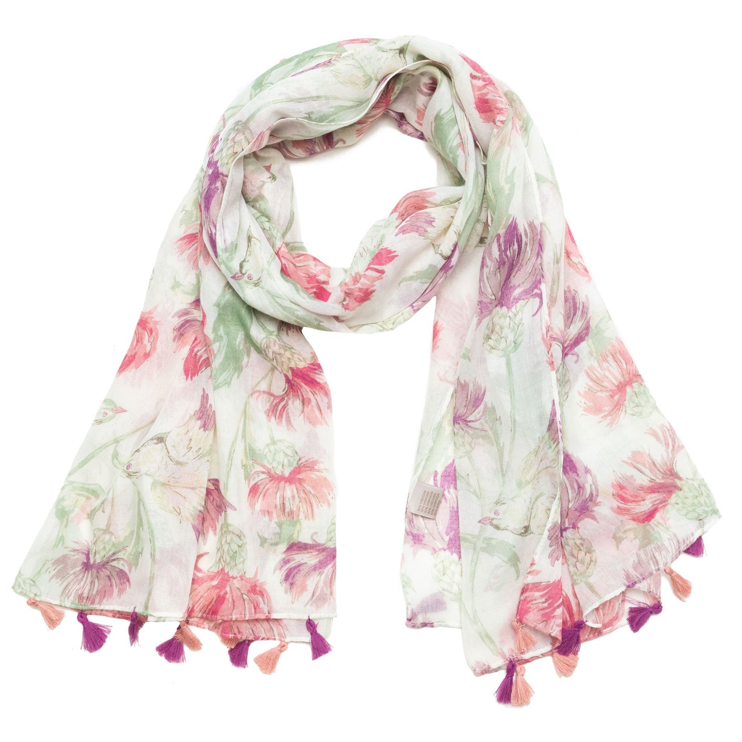 Vacay Mode - Light Weight Women's Woven Tropical Printed Scarf