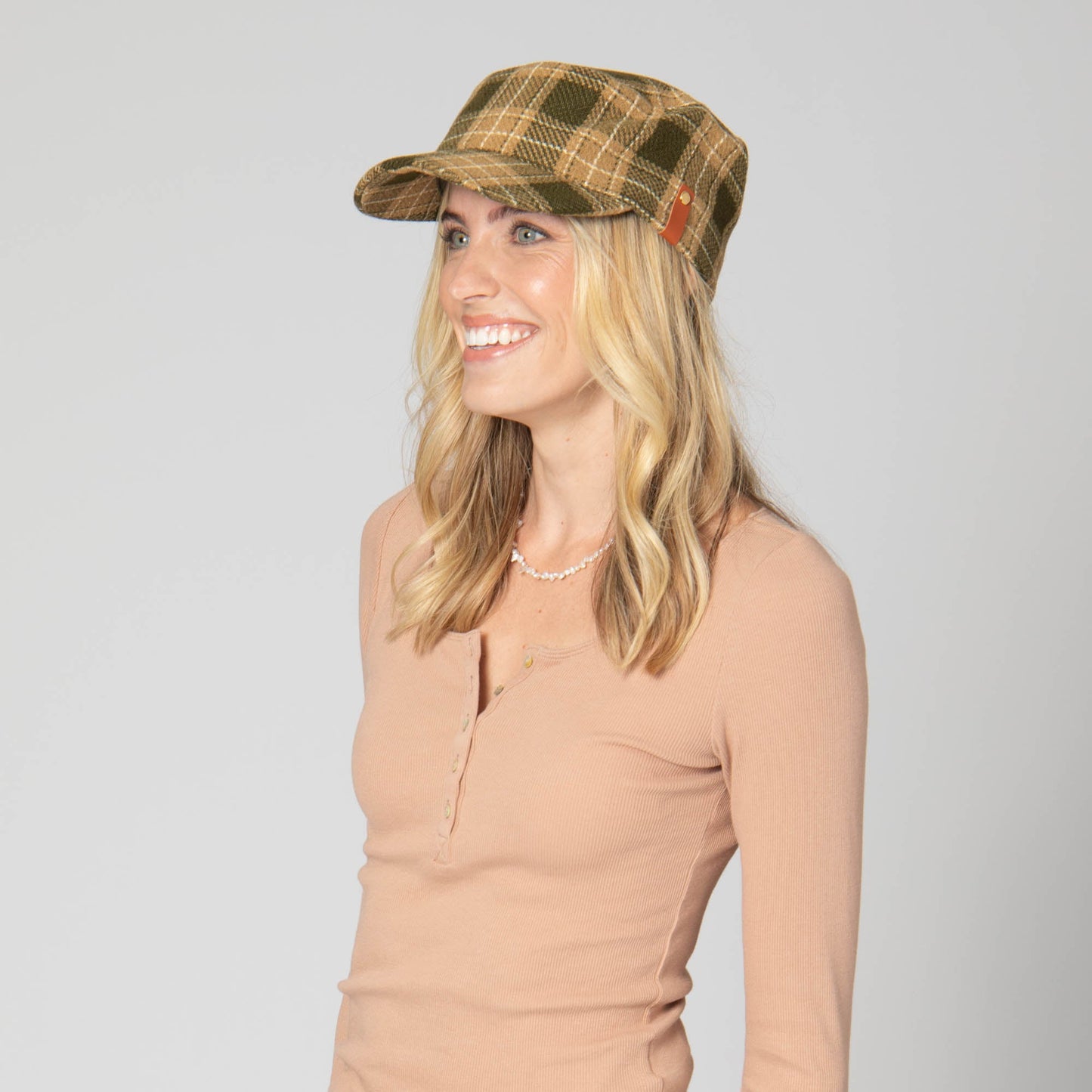 Cash - Cut & Sew Plaid Fishermans Cap