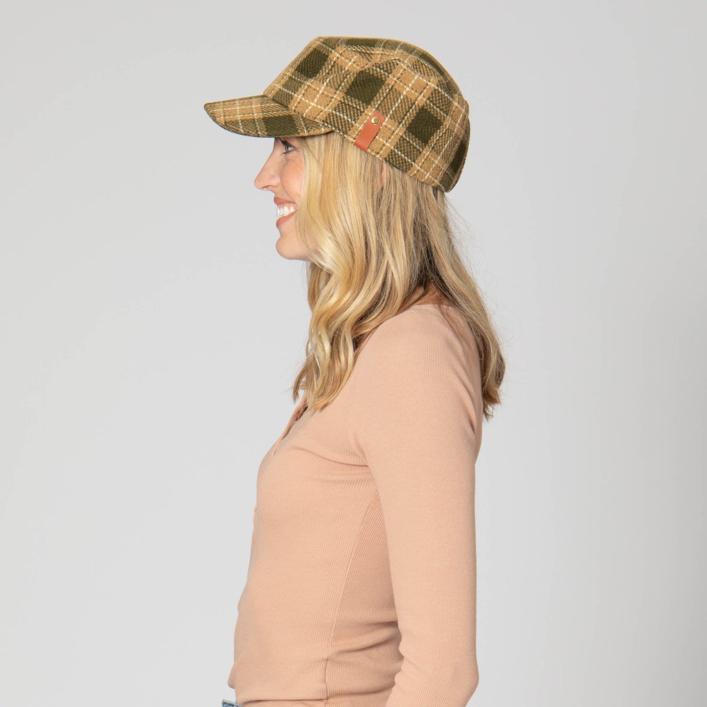 Cash - Cut & Sew Plaid Fishermans Cap