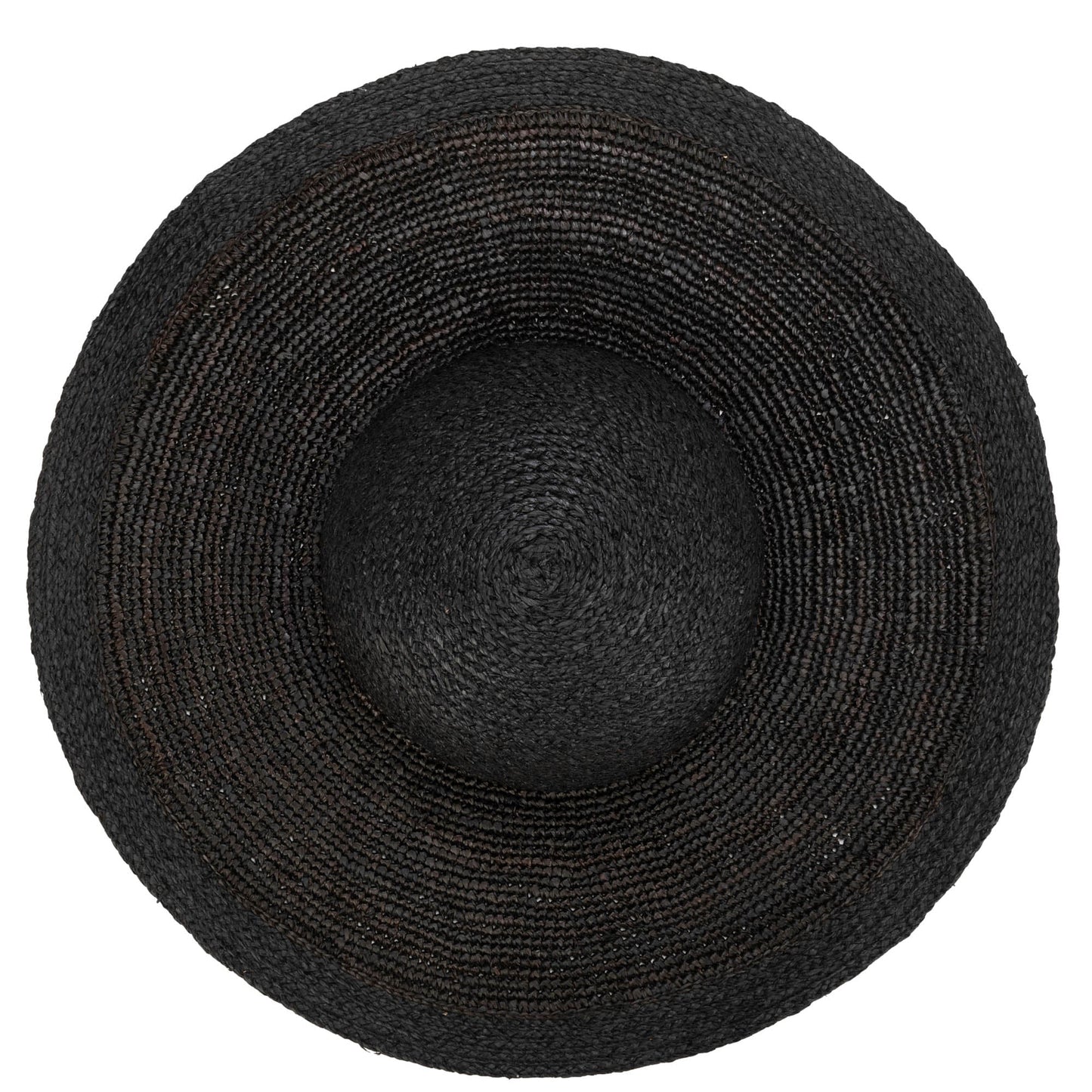Elegant - Raffia Braid Round Crown Sun Hat