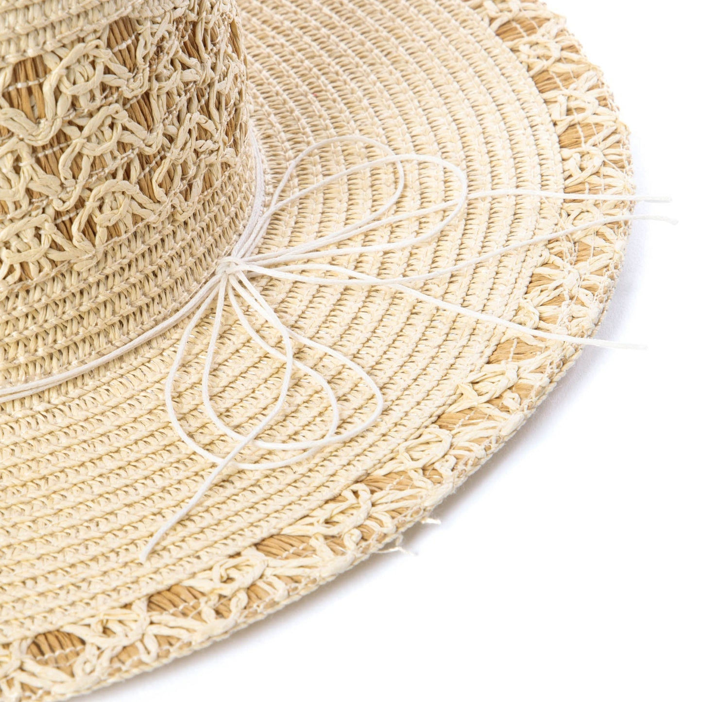 Blanca - Ultrabraid Fedora with Seashell Trim