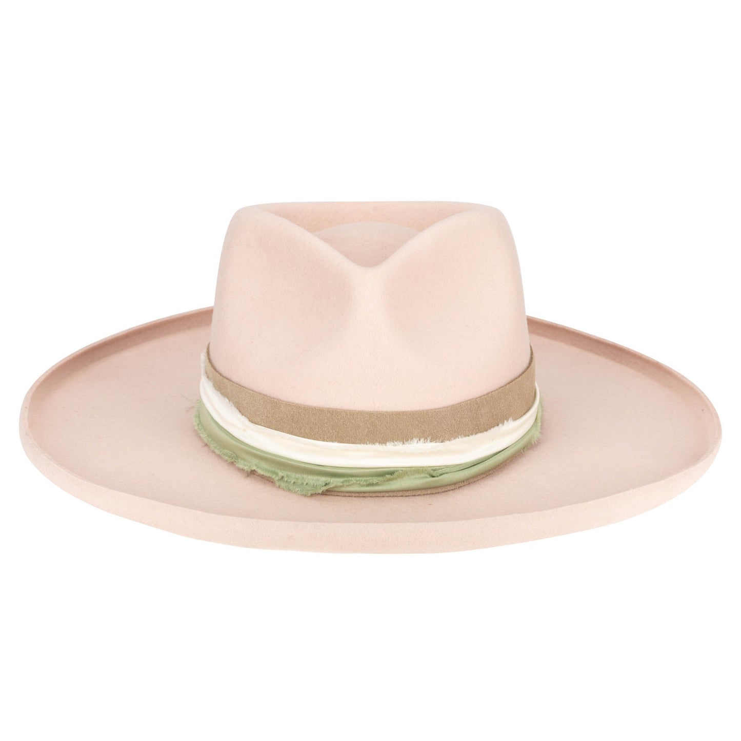 City Stroll Wool Felt Stiff Rolled Brim Fedora