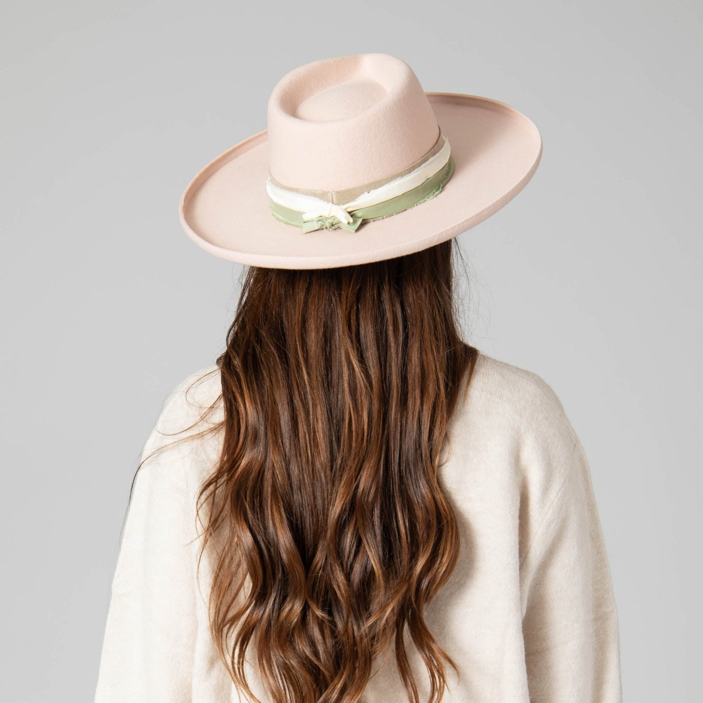 City Stroll Wool Felt Stiff Rolled Brim Fedora