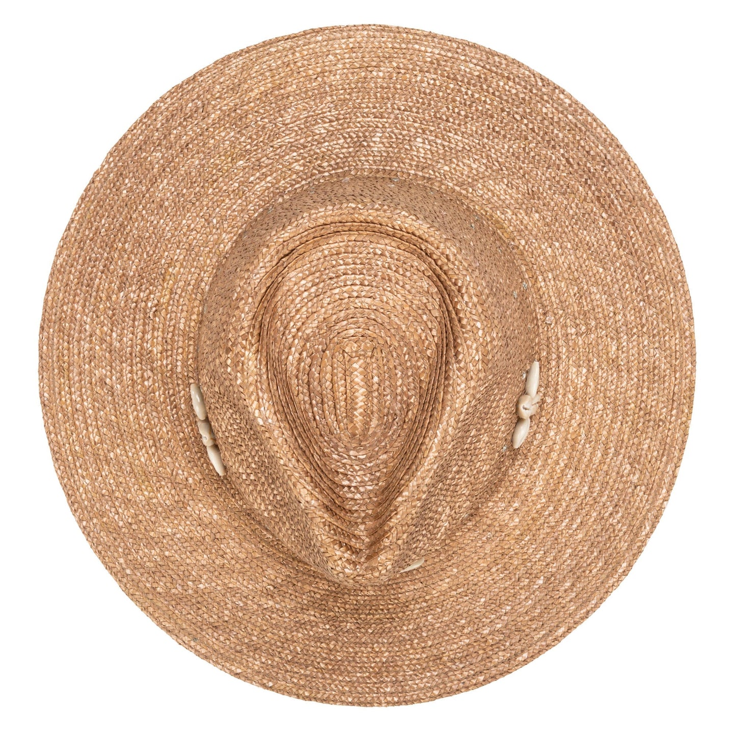 Resort Ready - Wheat Straw Fedora with Glam Details