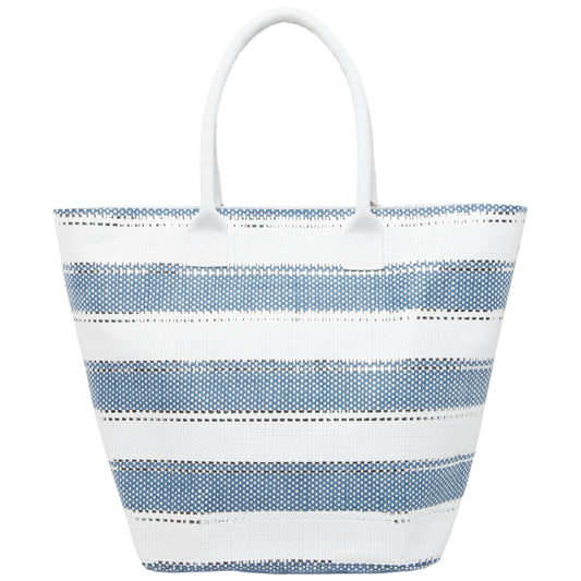 Catarina - Nautical Striped Oversized Tote
