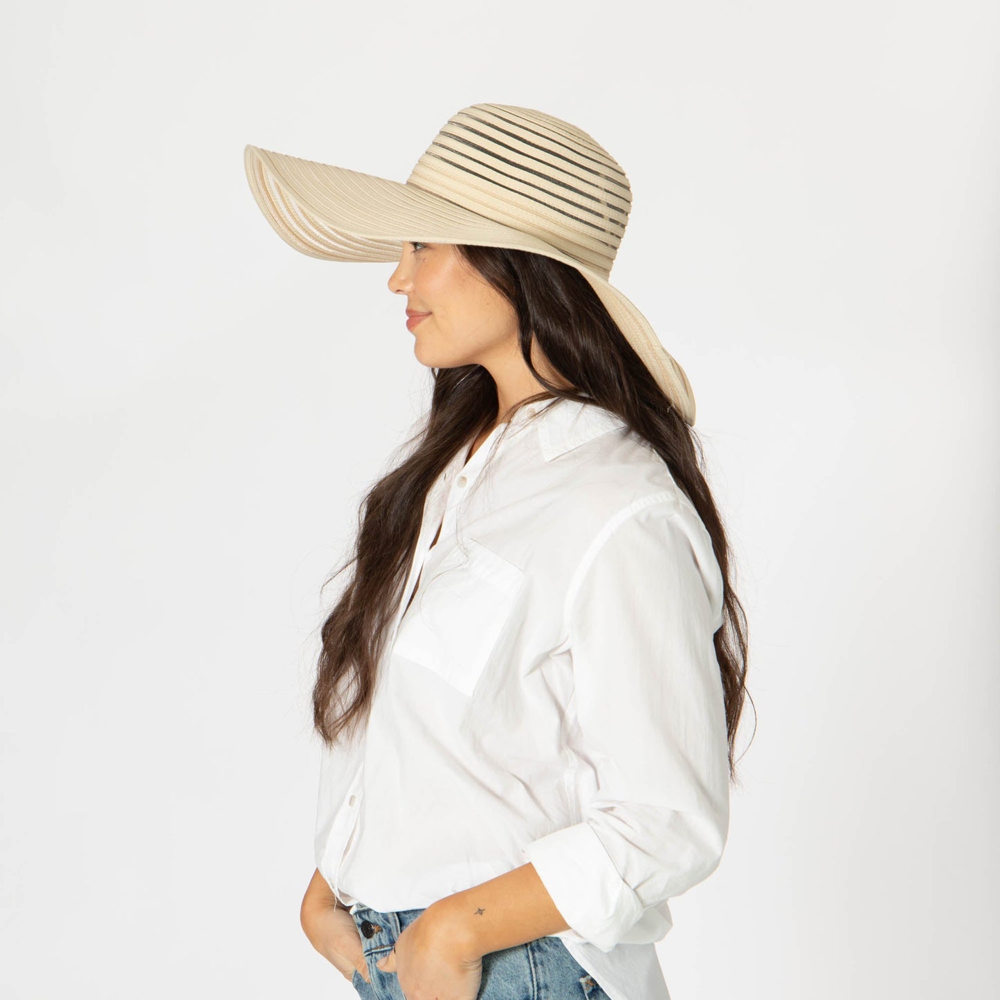 Bella - Wide Brim Floppy Sun Hat