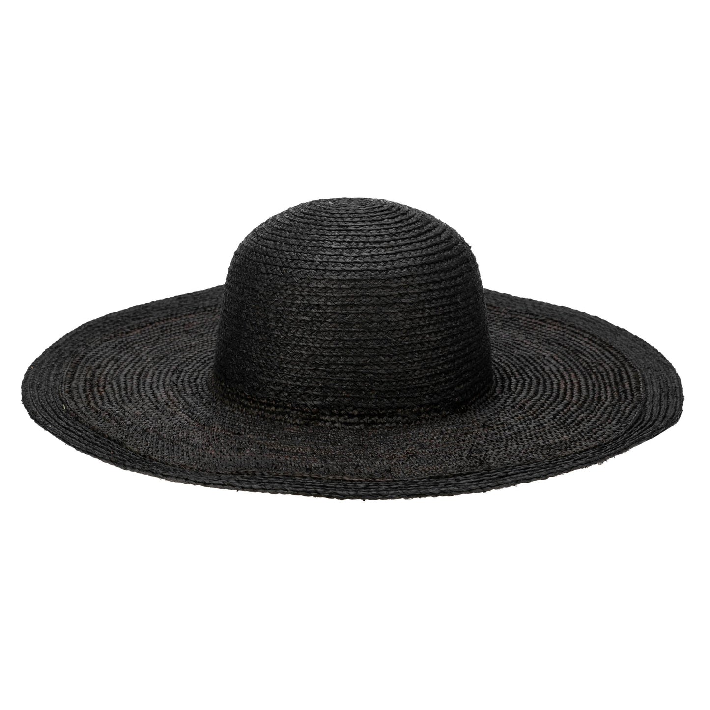 Elegant - Raffia Braid Round Crown Sun Hat
