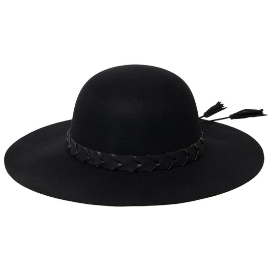 Wool Felt Round Crown Semi-Floppy Hat by FRYE