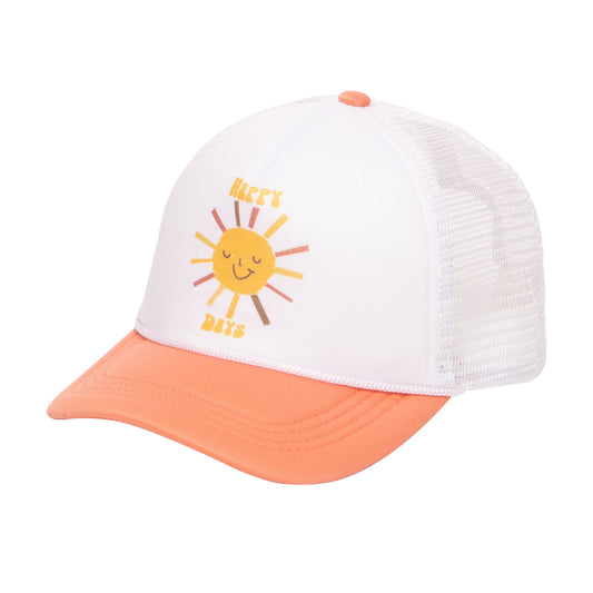 3-7 Year Kid Happy Days Trucker Cap