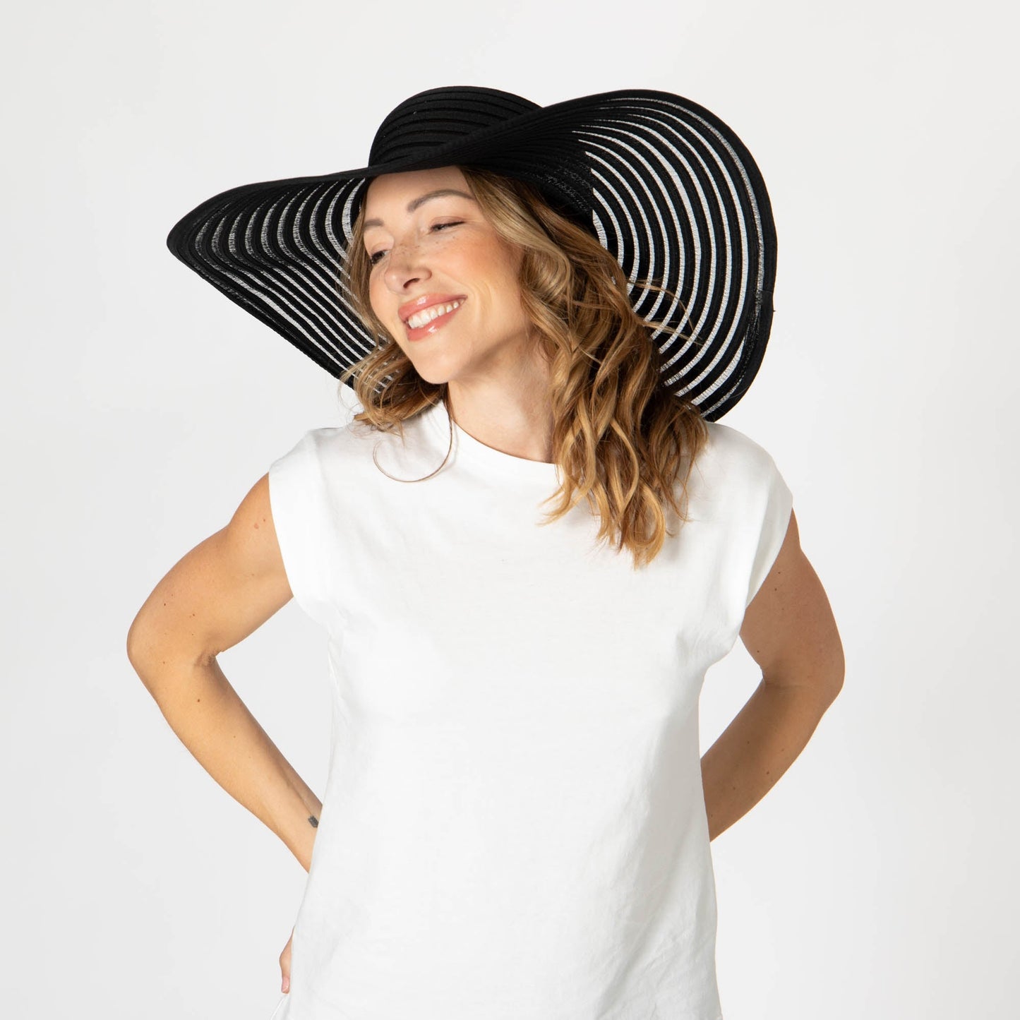 Bella - Wide Brim Floppy Sun Hat